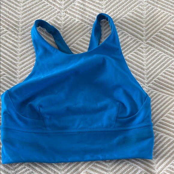 Blue Women's Sports Bra - Picture 1 of 3